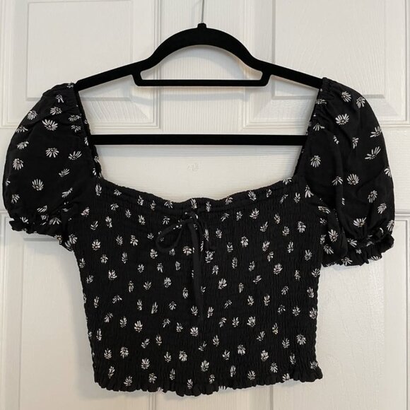 Aritzia Wilfred Smocked Blouse - Picture 1 of 3